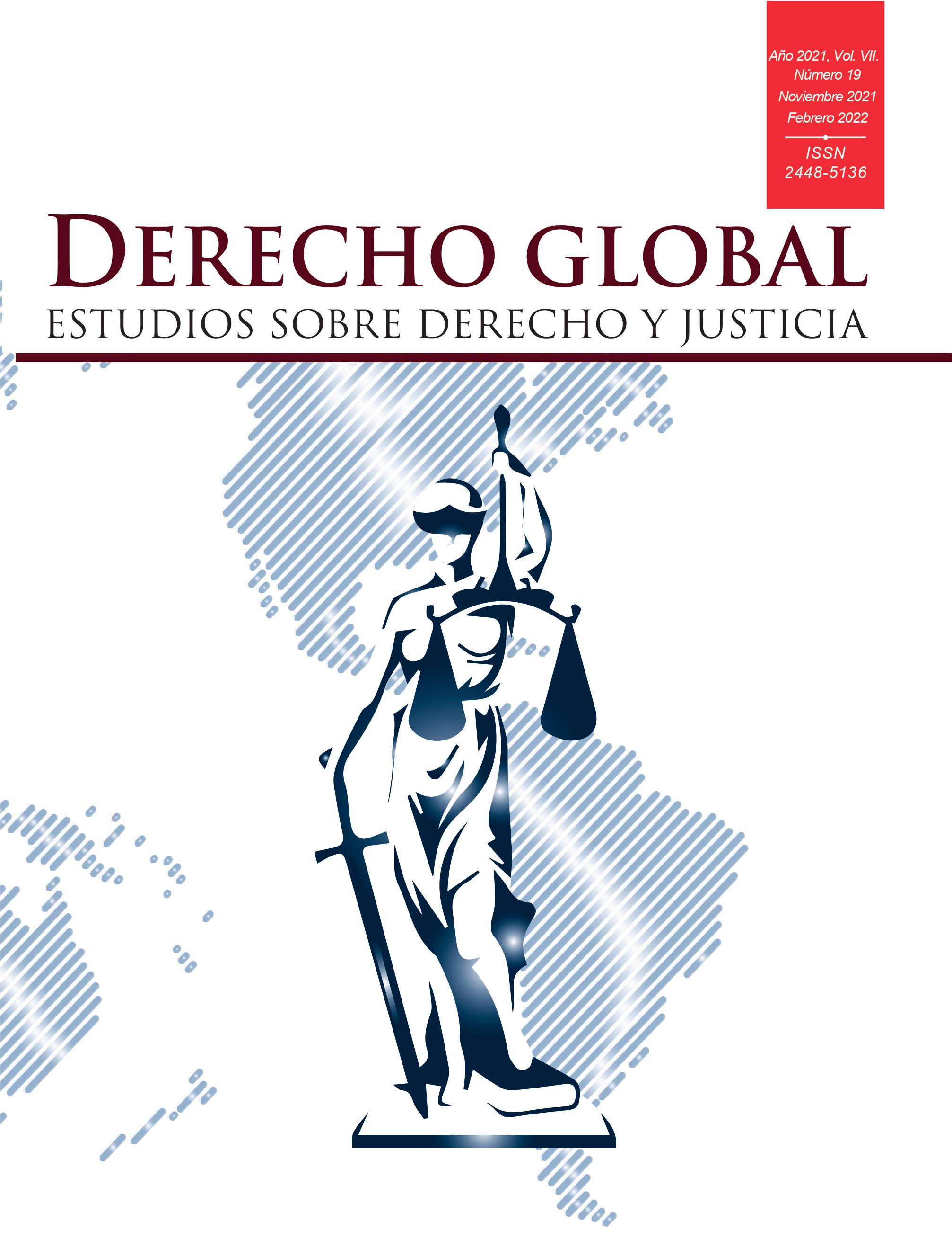 					Ver Vol. 7 Núm. 19 (2021): Derecho Global. Estudios sobre Derecho y Justicia 
				